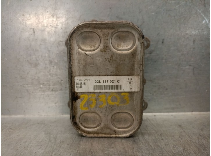 Recambio de enfriador aceite motor para skoda rapid spaceback (nh1) 1.4 tdi referencia OEM IAM 03L117021C 03L117021C 