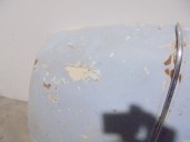 Recambio de capot para seat 600 e referencia OEM IAM AZUL CLARO 