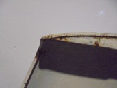 Recambio de capot para seat 600 e referencia OEM IAM AZUL CLARO 