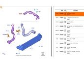 Recambio de tubo intercooler para ford kuga ii (dm2) 2.0 tdci referencia OEM IAM FV416C646DD 2070824 