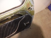 Recambio de puerta delantera izquierda para seat 600 e referencia OEM IAM  AZUL CLARO 2 PUERTAS