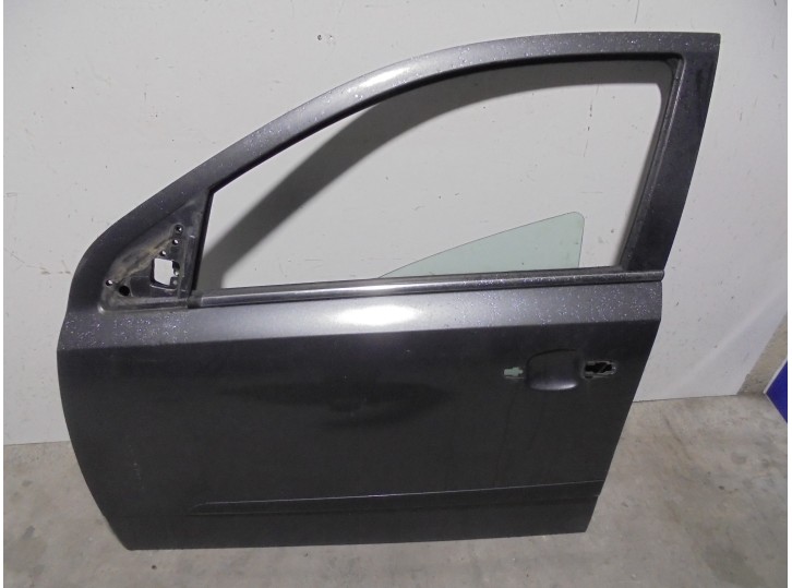 Recambio de puerta delantera izquierda para opel astra h ber. 1.7 16v cdti referencia OEM IAM 124085 GRIS OSCURO 5 PUERTAS