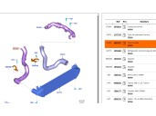 Recambio de tubo intercooler para ford kuga ii (dm2) 2.0 tdci referencia OEM IAM FV416K683AE 2022207 