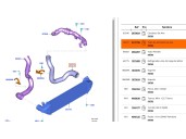 Recambio de tubo intercooler para ford kuga ii (dm2) 2.0 tdci referencia OEM IAM FV416F072AE 2177735 