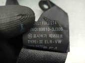 Recambio de cinturon seguridad trasero izquierdo para hyundai ix 55 style referencia OEM IAM 898103J300 3º FILA 5 PUERTAS
