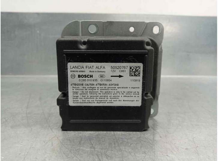 Recambio de centralita airbag para alfa romeo giulietta (191) 2.0 jtdm referencia OEM IAM 50520767 0285010935 BOSCH