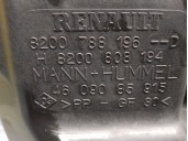 Recambio de carcasa filtro de aire para renault kangoo 1.5 dci diesel referencia OEM IAM 8200788196D  