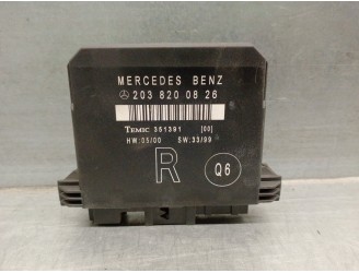 Recambio de modulo confort para mercedes-benz clase c (w203) berlina 2.2 cdi cat referencia OEM IAM 2038200826 351391 TEMIC
