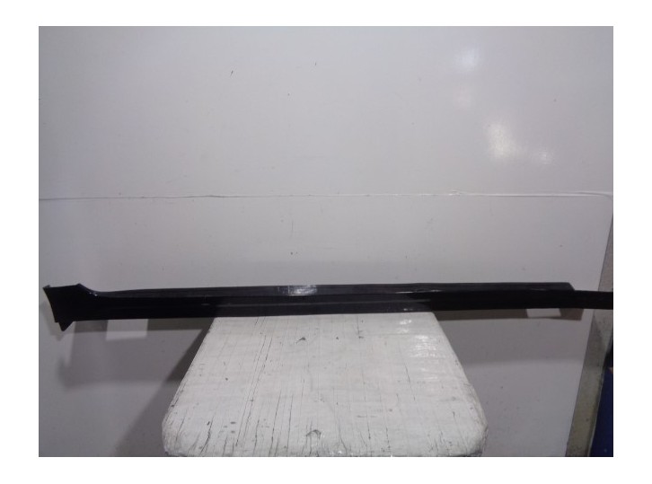 Replacement side skirt for Kia Optima 1.7 CRDi cat OEM IAM reference 87752D4000ABP BLACK RIGHT