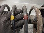 Recambio de amortiguador delantero izquierdo para chevrolet tacuma 1.6 cat referencia OEM IAM 96399293 