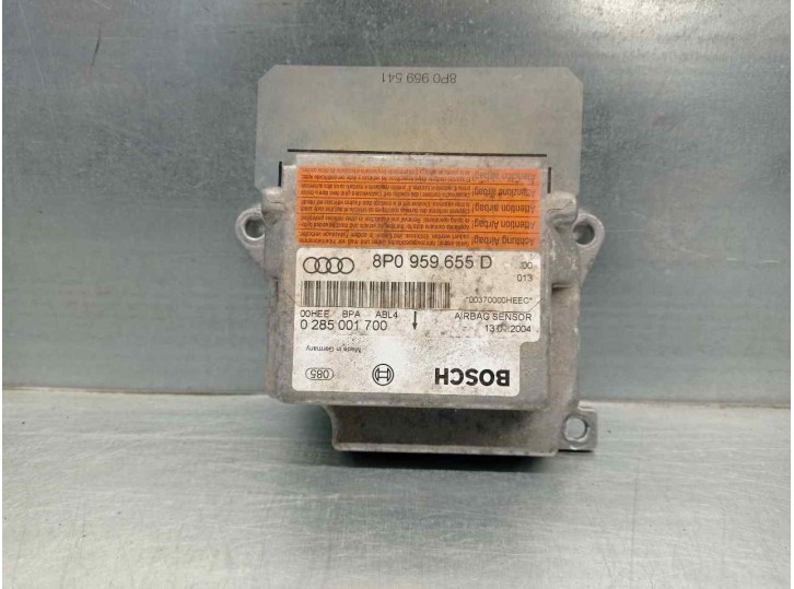 Replacement airbag control unit for Audi A3 (8P) 2.0 16V FSI OEM IAM reference 8P0959655D 0285001700 BOSCH