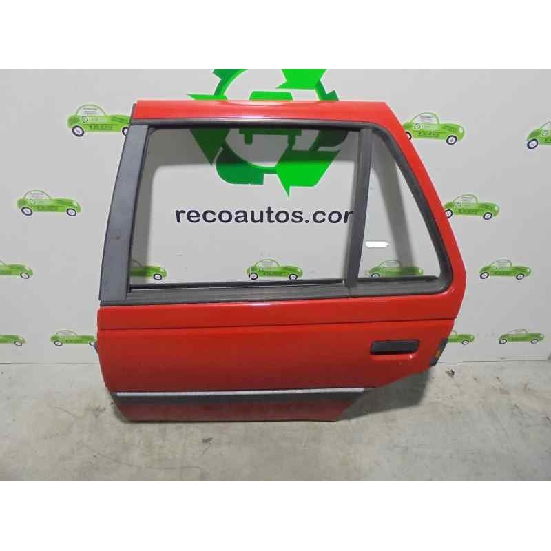 Recambio de puerta trasera izquierda para peugeot 405 break 1.6 referencia OEM IAM  ROJA 5 PUERTAS