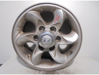 Recambio de llanta para hyundai terracan (hp) 2.9 crdi gl referencia OEM IAM 52910H1400 R167JX16OFFSET20 ALUMINIO 6P
