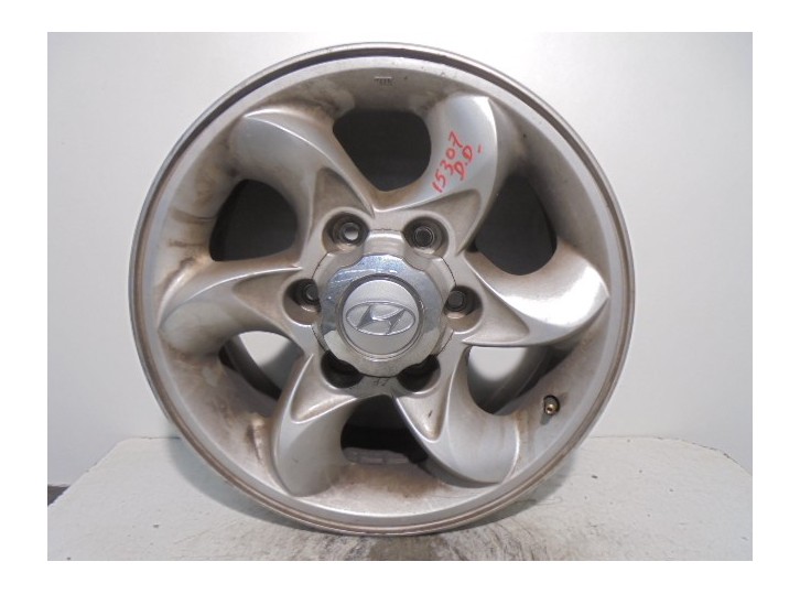 Recambio de llanta para hyundai terracan (hp) 2.9 crdi gl referencia OEM IAM 52910H1400 R167JX16OFFSET20 ALUMINIO 6P