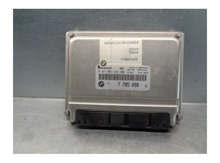 Engine ECU replacement part for BMW 3 Series Touring (E46) 2.0 16V diesel cat OEM IAM reference 7785098 0281001445 BOSCH