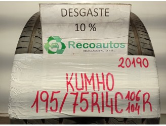Recambio de neumatico kumho para iveco daily caja cerrada (1989 =>) 2.5 diesel referencia OEM IAM 19575R14C106-104R KUMHO PORTRA