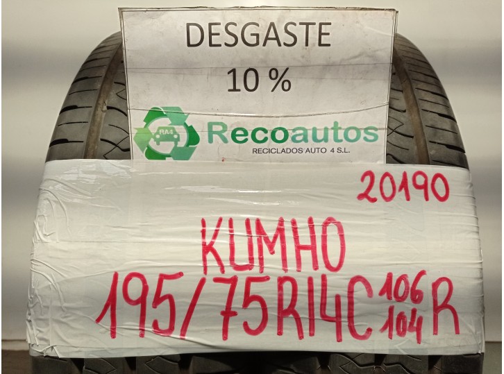 Recambio de neumatico kumho para iveco daily caja cerrada (1989 =>) 2.5 diesel referencia OEM IAM 19575R14C106-104R KUMHO PORTRA
