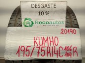 Recambio de neumatico kumho para iveco daily caja cerrada (1989 =>) 2.5 diesel referencia OEM IAM 19575R14C106-104R KUMHO PORTRA