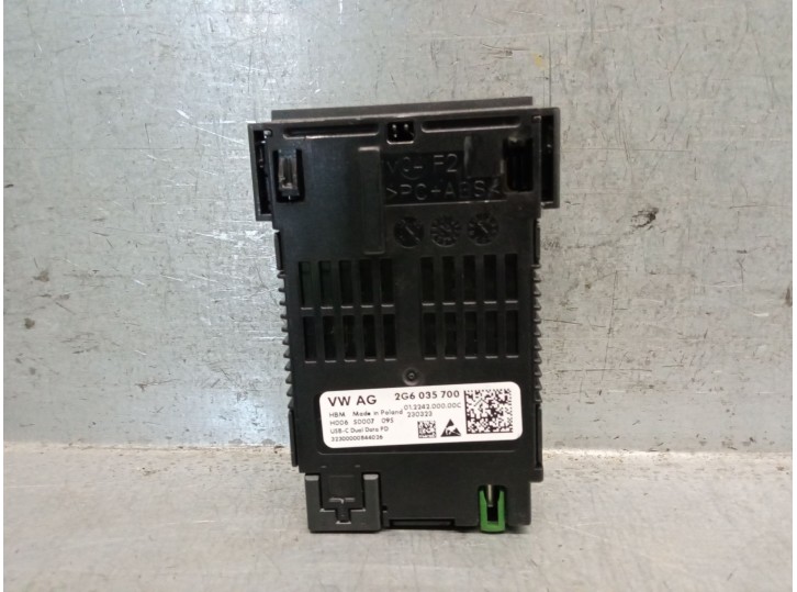 Recambio de modulo electronico para volkswagen taigo (cs1) 1.0 tsi referencia OEM IAM 2G6035700 32300000844026 