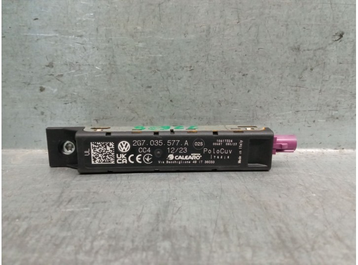 Recambio de antena para volkswagen taigo (cs1) 1.0 tsi referencia OEM IAM 2G7035577A 00687 10617324