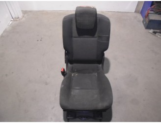 Recambio de asientos trasero izquierdo para renault scenic iii grand dynamique referencia OEM IAM TELA NEGRA 5 PUERTAS