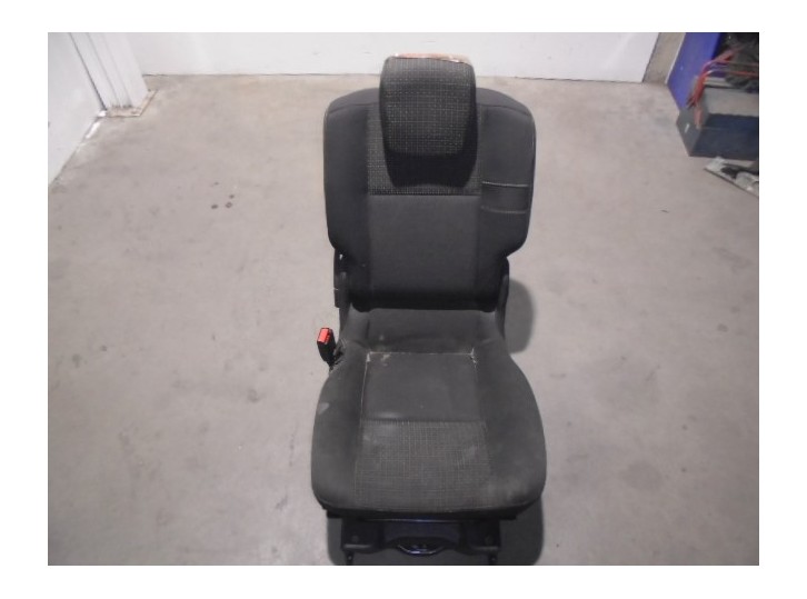 Recambio de asientos trasero izquierdo para renault scenic iii grand dynamique referencia OEM IAM TELA NEGRA 5 PUERTAS