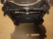 Recambio de asientos trasero izquierdo para renault scenic iii grand dynamique referencia OEM IAM TELA NEGRA 5 PUERTAS