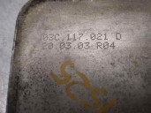 Recambio de enfriador aceite motor para volkswagen touran (1t1) 1.6 16v fsi referencia OEM IAM 03C117021D  