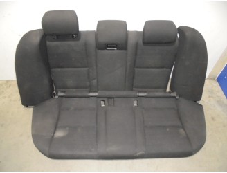 Recambio de asientos traseros para bmw serie 5 berlina (e60) 2.0 16v diesel referencia OEM IAM TELA NEGRA 4 PUERTAS