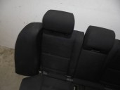 Recambio de asientos traseros para bmw serie 5 berlina (e60) 2.0 16v diesel referencia OEM IAM TELA NEGRA 4 PUERTAS