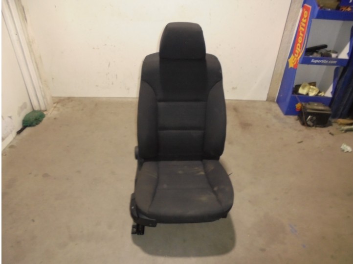 Recambio de asiento delantero derecho para bmw serie 5 berlina (e60) 2.0 16v diesel referencia OEM IAM TELA NEGRA 4 PUERTAS