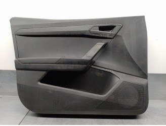 Replacement front left door trim panel for Seat Ibiza (KJ1) 1.0 OEM IAM reference 6F0867113 6F0867011BM 