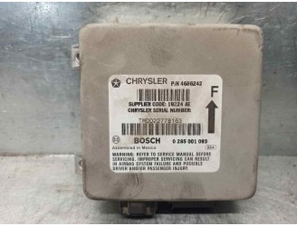 Recambio de centralita airbag para chrysler voyager (gs) 2.5 td referencia OEM IAM 4686242 0285001093 BOSCH
