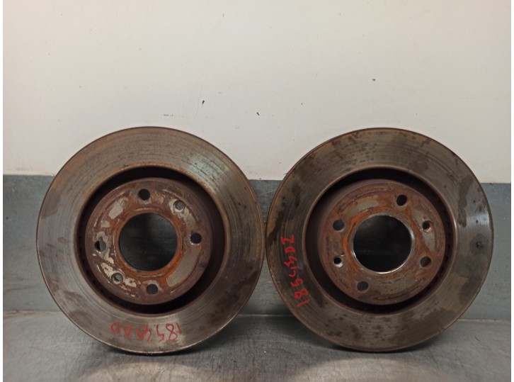 Recambio de disco freno delantero para peugeot 207 1.4 referencia OEM IAM 1629058880  