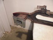 Recambio de refuerzo paragolpes delantero para peugeot 407 sport referencia OEM IAM 7414FN DE HIERRO 