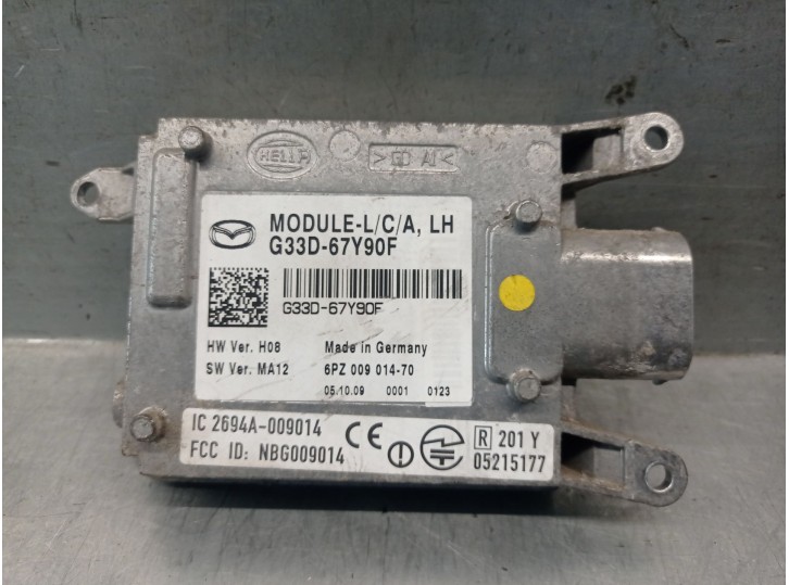 Recambio de modulo electronico para mazda 6 hatchback (gh) 2.2 mzr-cd (gh10) referencia OEM IAM G33D67Y90F  2694A009014
