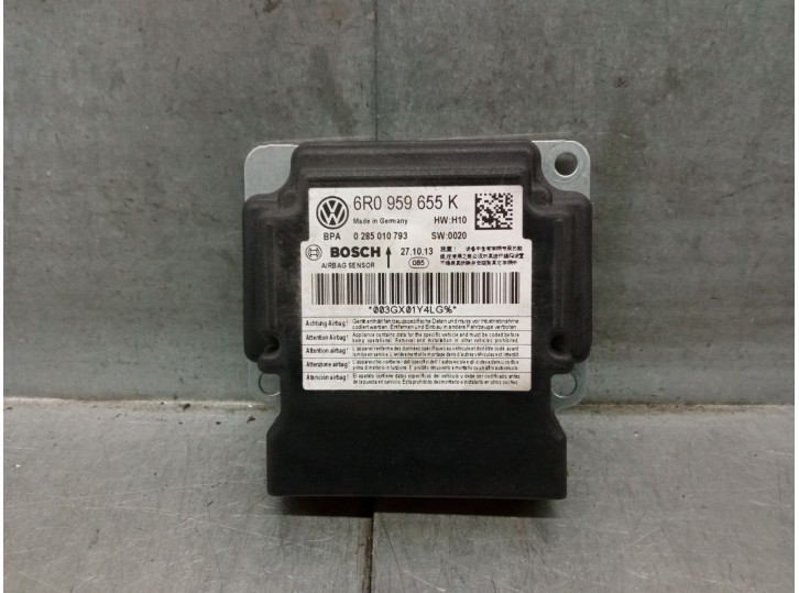 Recambio de centralita airbag para volkswagen polo (6r1) 1.2 tsi referencia OEM IAM 6R0959655K  0285010793 BOSCH