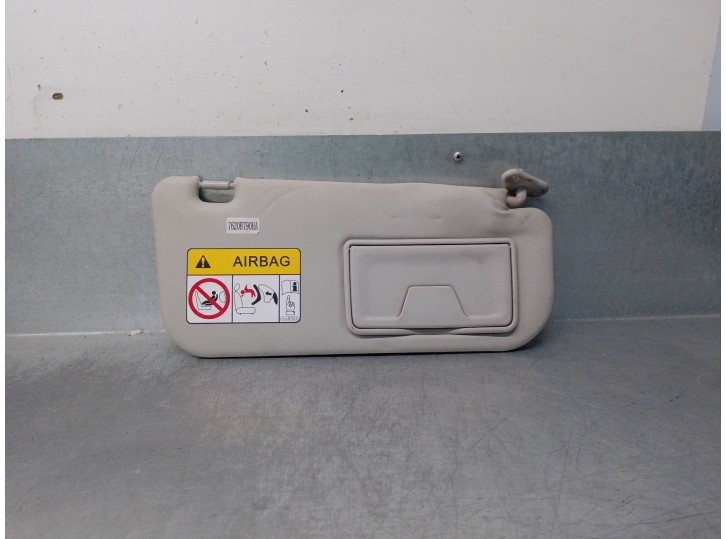 Recambio de parasol derecho para mitsubishi l 200 (kl0/kj0) 2.2 di-d cat referencia OEM IAM 7620B790HA  