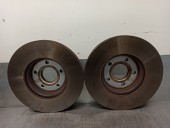 Replacement front brake disc for Volvo S40 sedan 1.6 diesel CAT OEM IAM reference 31362411 