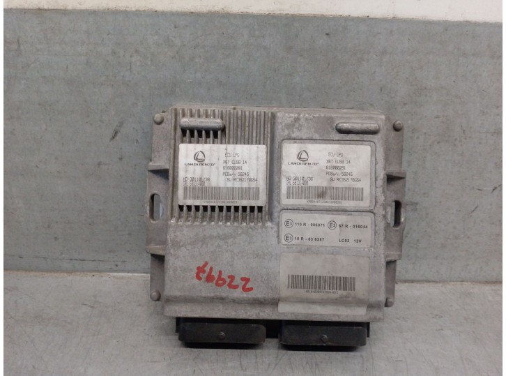 Replacement of check control unit for Dacia Dokker van/MPV 1.6 LPG OEM IAM reference RE352170G54 