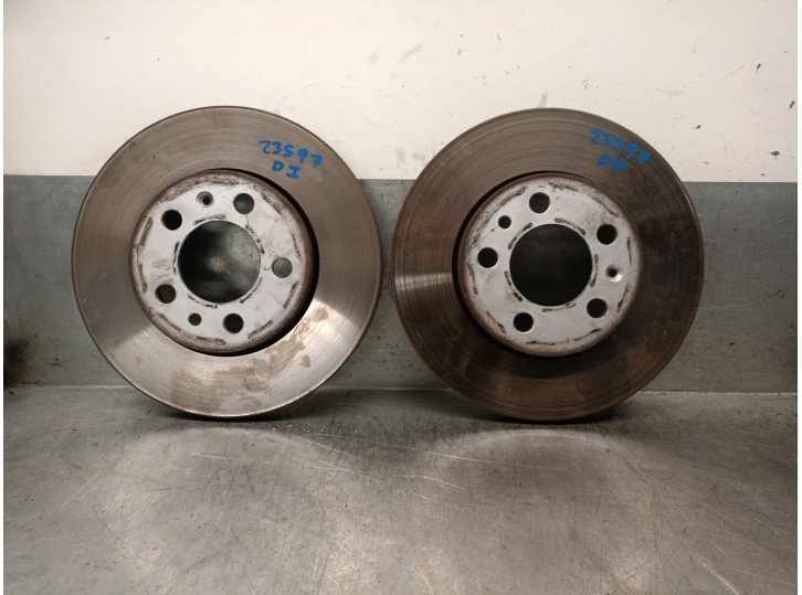 Recambio de disco freno delantero para volkswagen polo (9n1) 1.2 12v referencia OEM IAM 6R0615301 6R0615301 