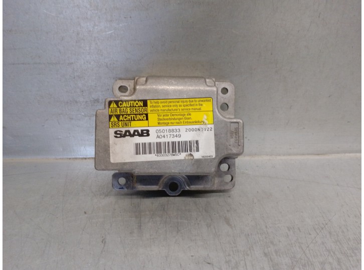 Replacement airbag control unit for Saab 9-3 Saloon 2.0 CAT OEM IAM reference 05018833 A0417349 