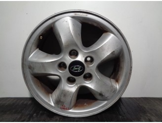 Recambio de llanta para hyundai santa fe (sm) 2.7 v6 cat referencia OEM IAM 5291026550 R1661/2JX16-46 ALUMINIO 5P