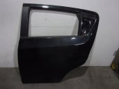 Replacement rear left door for Chevrolet Aveo 1.3 Diesel CAT OEM IAM reference 42357430 BLACK 5 DOORS