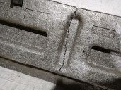 Recambio de refuerzo paragolpes trasero para chevrolet aveo 1.2 cat referencia OEM IAM 96816940 96816940 