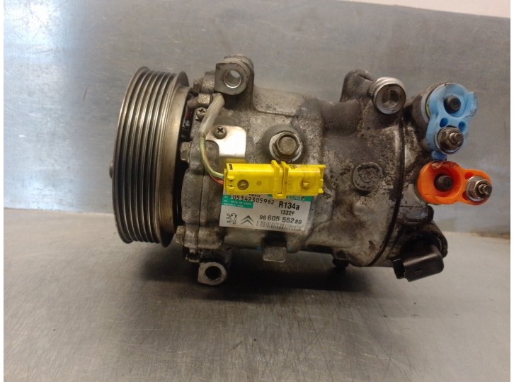 Recambio de compresor aire acondicionado para peugeot 407 1.6 hdi referencia OEM IAM 9660555280 SD7C16 SANDEN