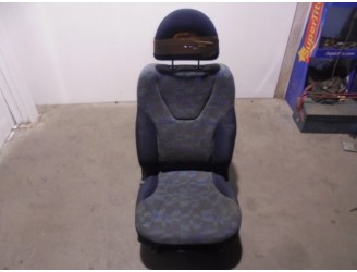 Recambio de asiento delantero derecho para mitsubishi space runner (n60) 2.0 i glx (i) referencia OEM IAM TELA AZUL Y GRIS 5 PU