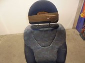 Recambio de asiento delantero derecho para mitsubishi space runner (n60) 2.0 i glx (i) referencia OEM IAM TELA AZUL Y GRIS 5 PU