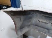 Recambio de paragolpes trasero para alfa romeo 156 (116) 1.8 16v cat referencia OEM IAM 156048553 ROJO 