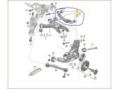 Recambio de brazo suspension superior trasero derecho para audi a6 lim. (4g2) referencia OEM IAM 8K0505324H  